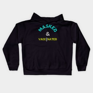 Masked And Vaccinated Kids Hoodie